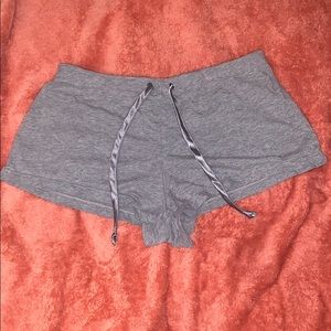 Victoria secret gray pajama shorts